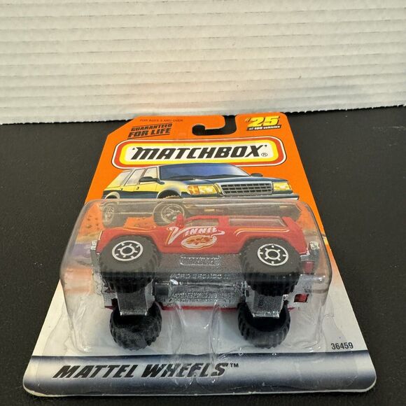 Matchbox Ford Bronco II Speedy Delivery Vinnie Pizza 1999 Collectible Toy Car - Picture 7 of 7